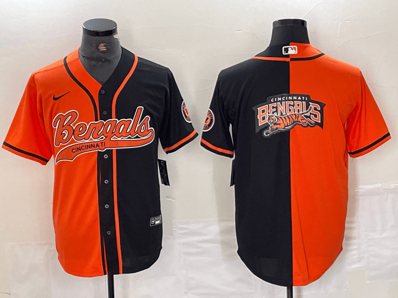 Logo Cincinnati Bengals orange jersey