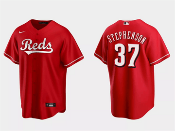 Tyler Stephenson Cincinnati Reds red jersey