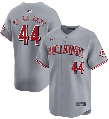 Elly De La Cruz Cincinnati Reds gray Limited jersey