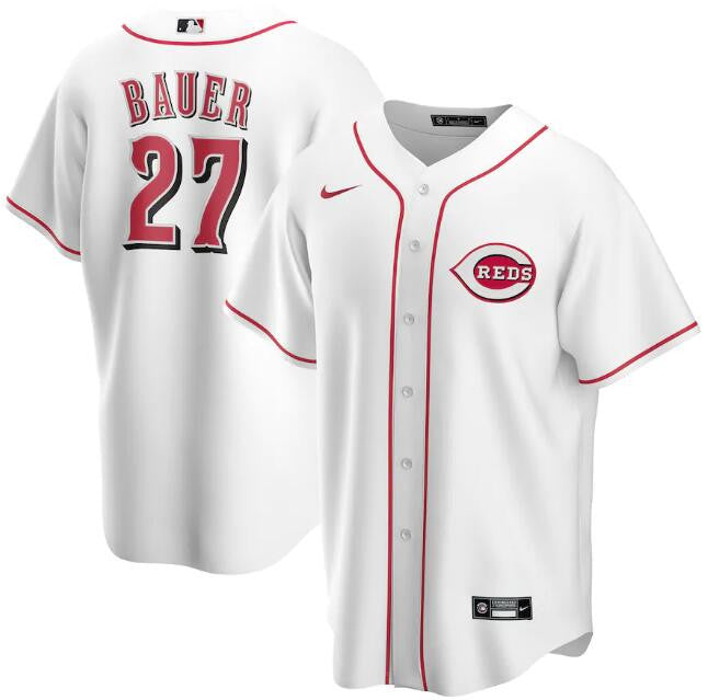 Cincinnati Reds white jersey