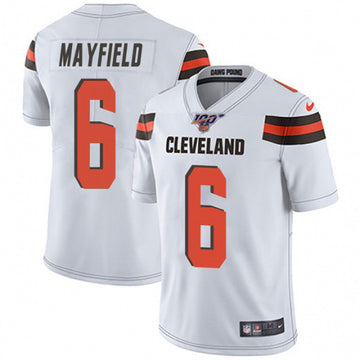 Cleveland Browns white Vapor jersey