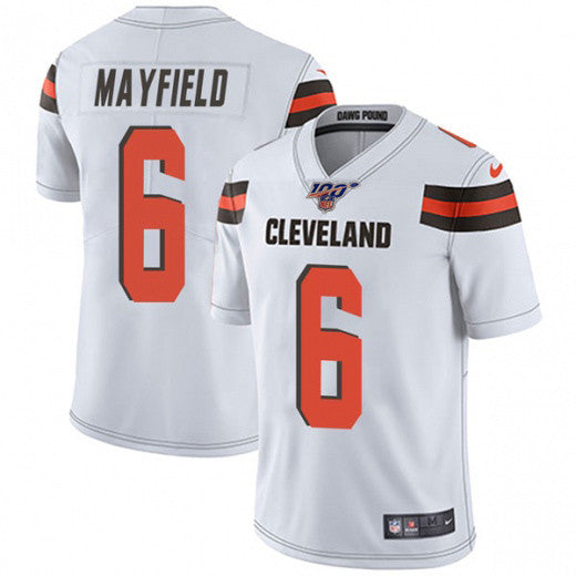 Cleveland Browns white Vapor jersey