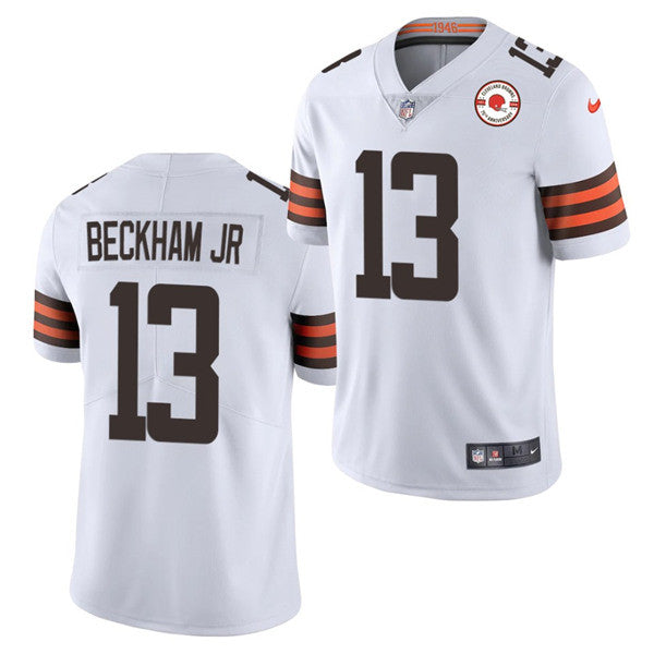 Odell Beckham Jr Cleveland Browns white Vapor jersey