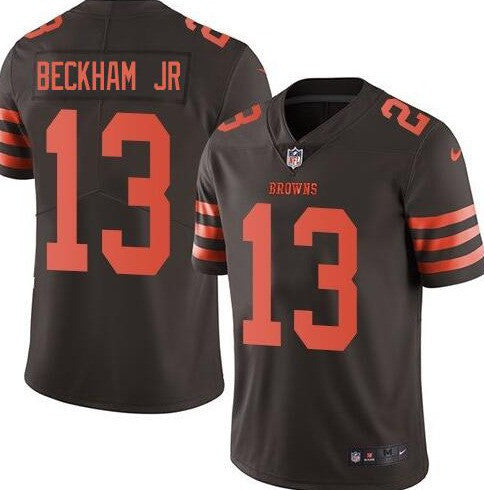 Odell Beckham Jr Cleveland Browns brown Color Rush jersey
