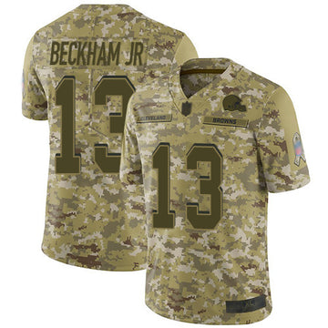 Odell Beckham Jr Cleveland Browns camo Salute To Service jersey