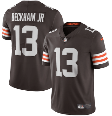 Odell Beckham Jr New Cleveland Browns brown Vapor jersey