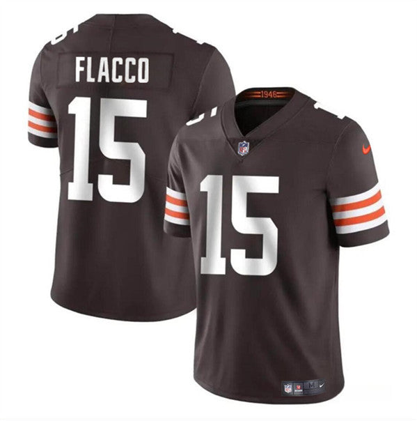 Joe Flacco Cleveland Browns brown Vapor jersey
