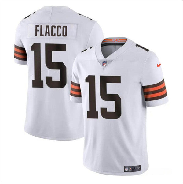 Joe Flacco Cleveland Browns white Vapor jersey