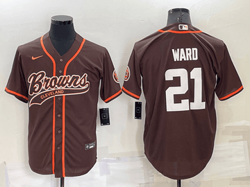 Denzel Ward Cleveland Browns brown jersey