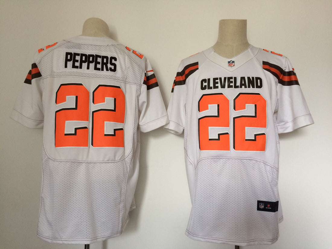 Jabrill Peppers Cleveland Browns white Elite jersey
