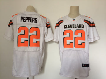 Jabrill Peppers Cleveland Browns white Elite jersey