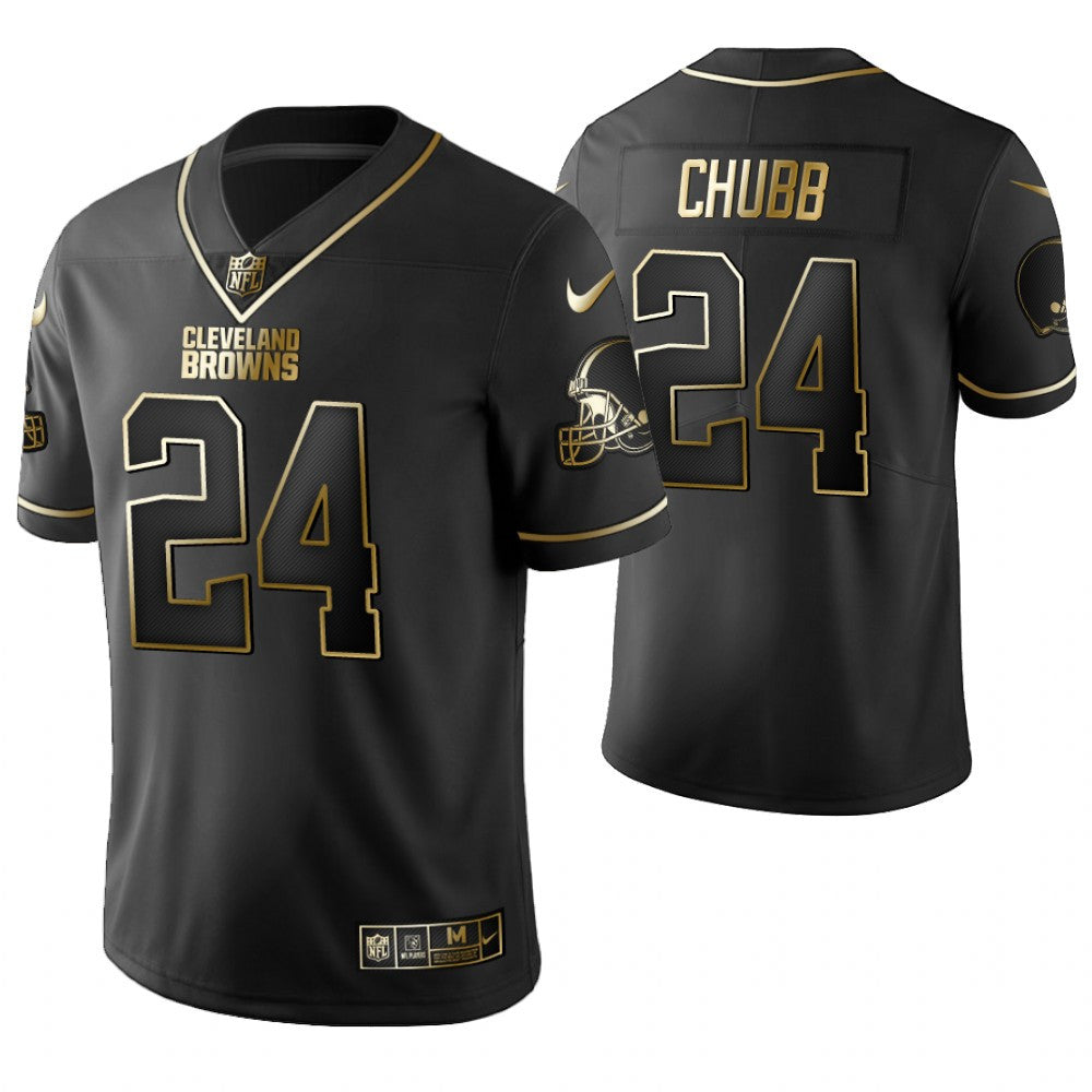 Nick Chubb Cleveland Browns black jersey