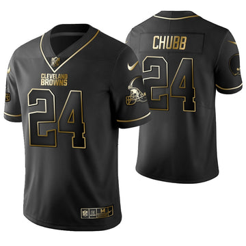Nick Chubb Cleveland Browns black jersey