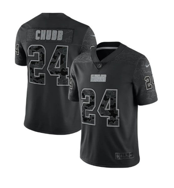 Nick Chubb Cleveland Browns black jersey