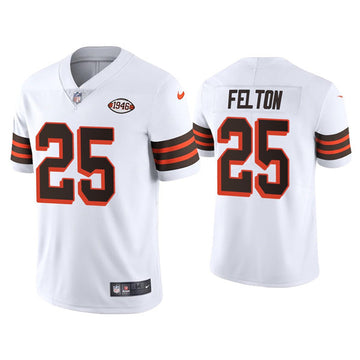 Demetric Felton Cleveland Browns white Vapor jersey