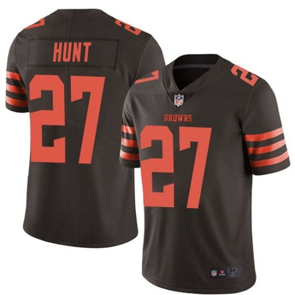 Kareem Hunt Cleveland Browns brown Color Rush jersey