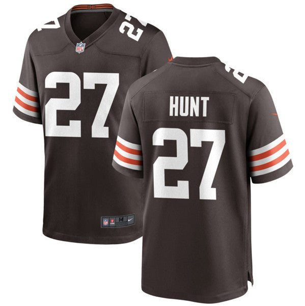 Kareem Hunt Cleveland Browns brown Game jersey