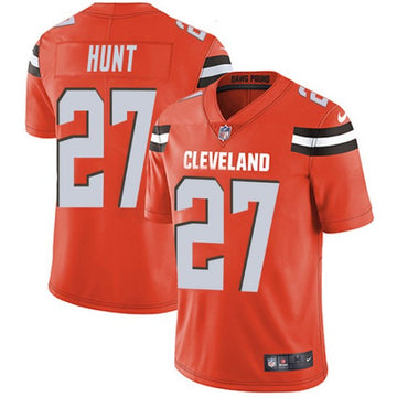 Kareem Hunt Cleveland Browns orange Vapor jersey