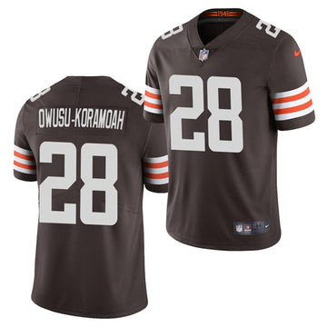 Jeremiah Owusu-Koramoah Cleveland Browns brown Vapor jersey