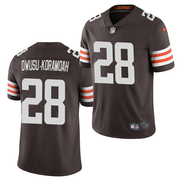 Jeremiah Owusu-Koramoah Cleveland Browns brown Vapor jersey