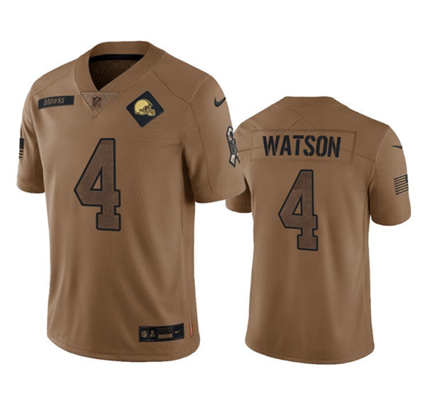 Deshaun Watson Cleveland Browns brown Salute To Service jersey