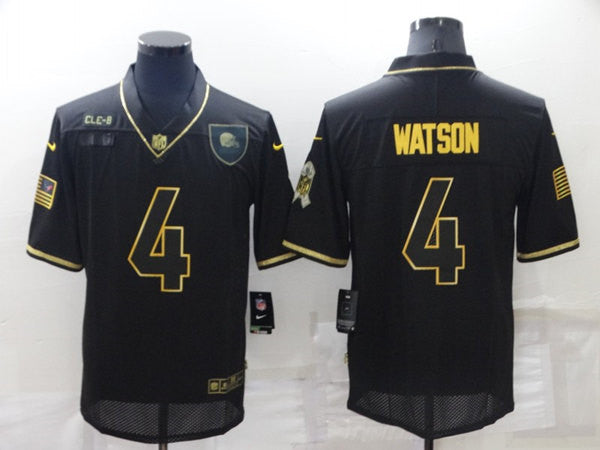 Deshaun Watson Cleveland Browns black Salute To Service jersey