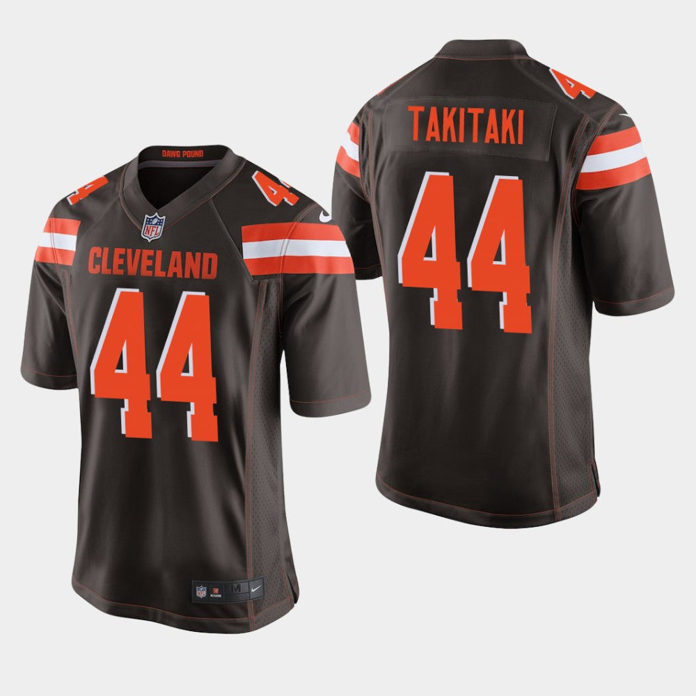 Sione Takitaki Cleveland Browns brown jersey