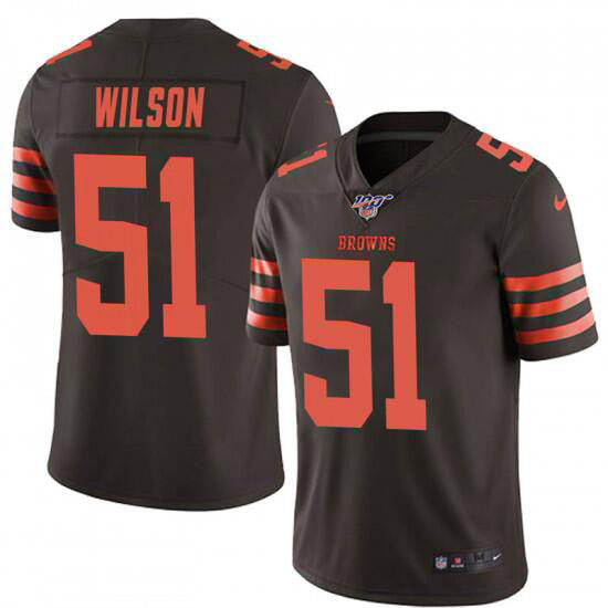 Mack Wilson Cleveland Browns brown Color Rush jersey