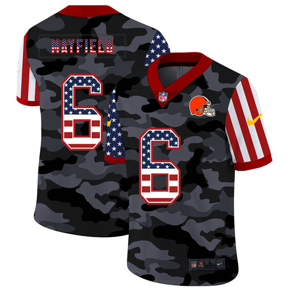 Baker Mayfield Cleveland Browns camo Limited jersey