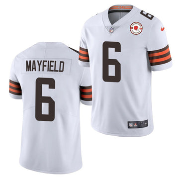 Baker Mayfield Cleveland Browns white Vapor jersey