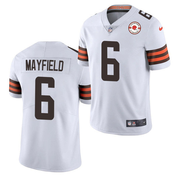 Baker Mayfield Cleveland Browns white Vapor jersey