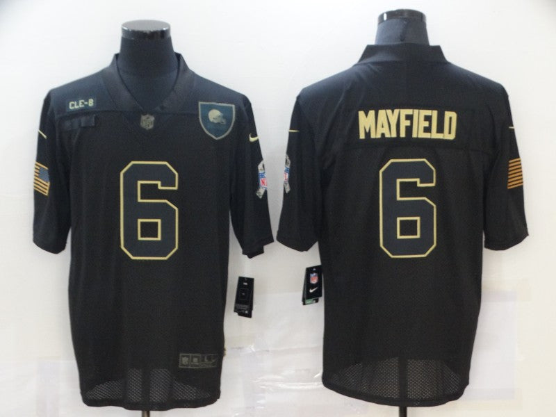 Baker Mayfield Cleveland Browns black Salute To Service jersey