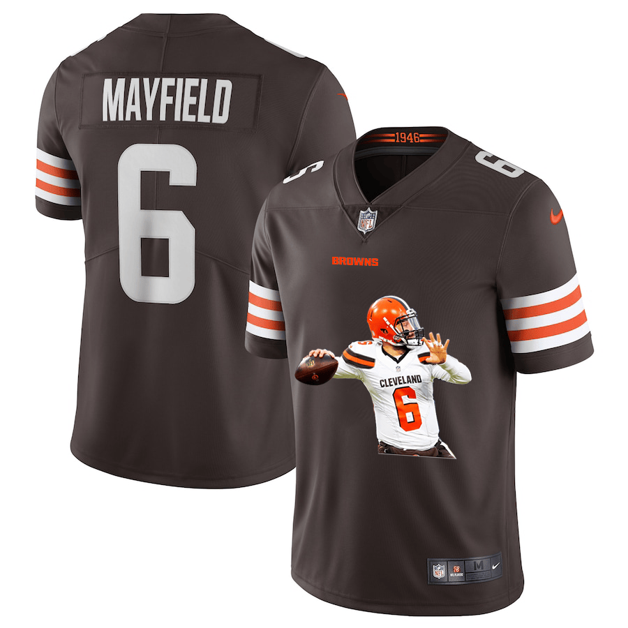 Baker Mayfield Cleveland Browns brown Vapor jersey