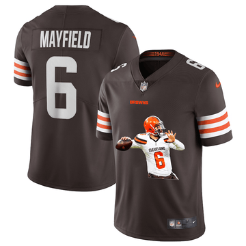 Baker Mayfield Cleveland Browns brown Vapor jersey