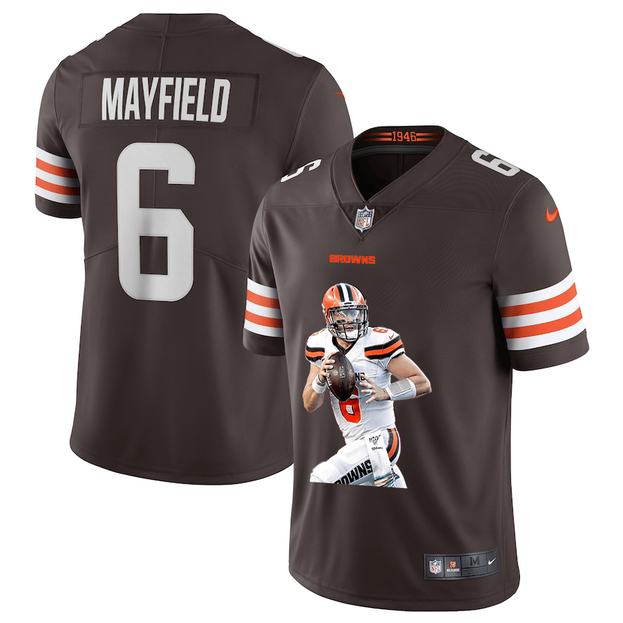 Baker Mayfield Cleveland Browns brown Vapor jersey