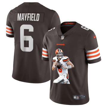 Baker Mayfield Cleveland Browns brown Vapor jersey