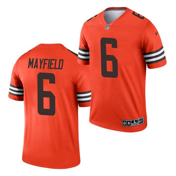 Baker Mayfield Cleveland Browns orange Inverted Legend jersey