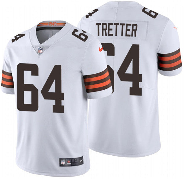 JC Tretter New Cleveland Browns white Vapor jersey