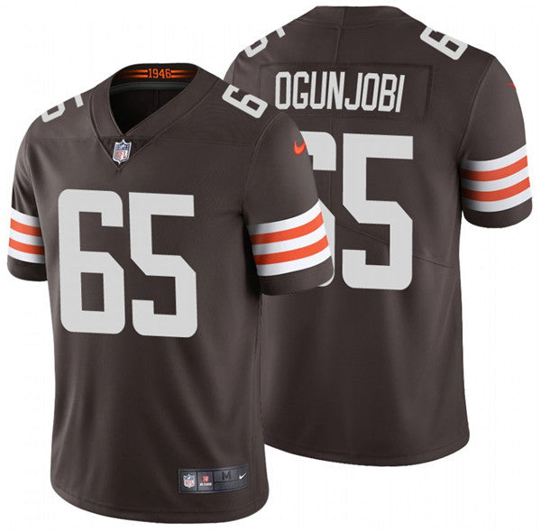 Larry Ogunjobi Cleveland Browns brown Vapor jersey