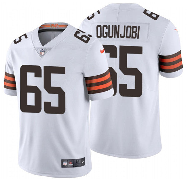 Larry Ogunjobi New Cleveland Browns white Vapor jersey