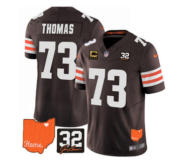 Joe Thomas Cleveland Browns brown Vapor jersey