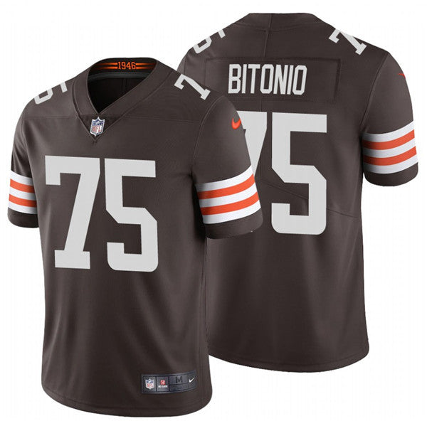 Joel Bitonio Cleveland Browns brown Vapor jersey