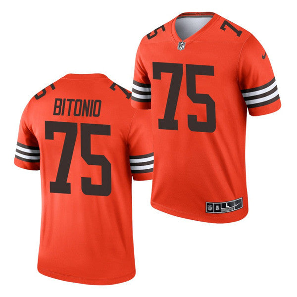 Joel Bitonio Cleveland Browns orange Inverted Legend jersey