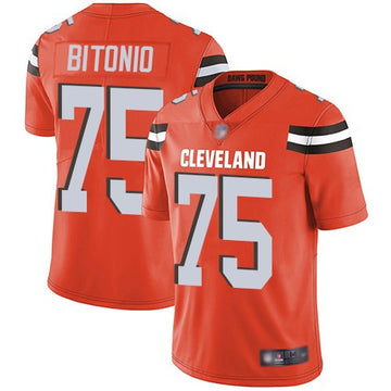 Joel Bitonio Cleveland Browns orange Vapor jersey