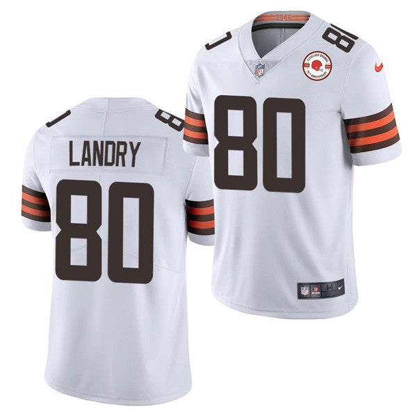 Jarvis Landry Cleveland Browns white Vapor jersey