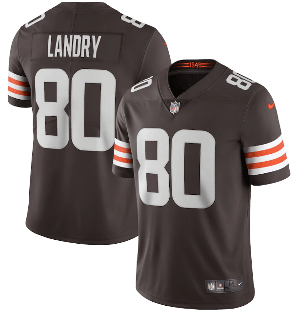 Jarvis Landry New Cleveland Browns brown Vapor jersey