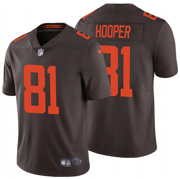 Austin Hooper New Cleveland Browns brown Vapor jersey