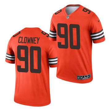 Jadeveon Clowney Cleveland Browns orange Inverted Legend jersey
