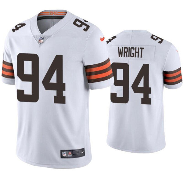 Alex Wright Cleveland Browns white Vapor jersey