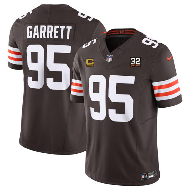 Myles Garrett Cleveland Browns brown Vapor jersey